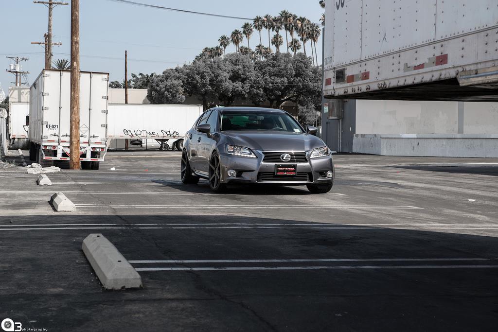 Stance Wheels SC-6 Slate Grey on Lexus GS